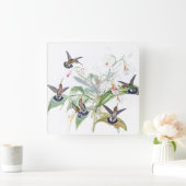 Mingbird Birds Orchid Flowers Wall klok (Huis)