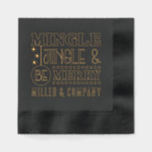 Mingle Jingle & Be Joyeux Corporate Personnalisé (Recto)