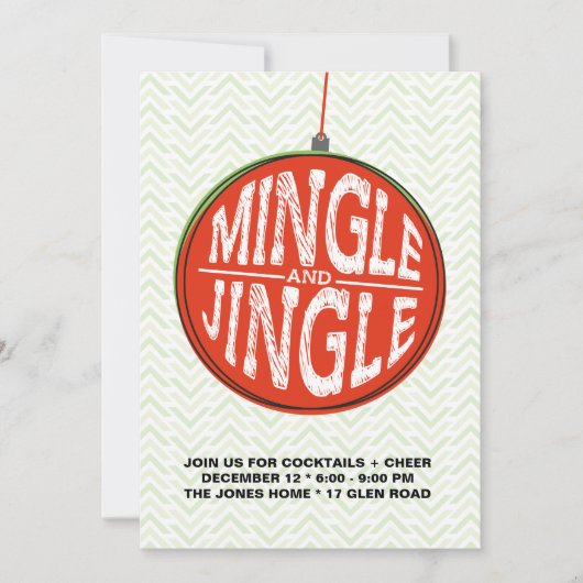 Mingle + Jingle Kaart (Voorkant)
