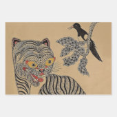  Minhwa Tiger Scroll Inpakpapier Vel (Voorkant 3)