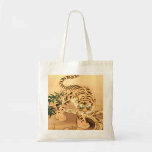  Minhwa Tijger door een stroom Tote Bag