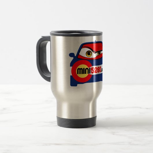 MINI5280 Eyes Travel Mug Reisbeker (Voorkant links)