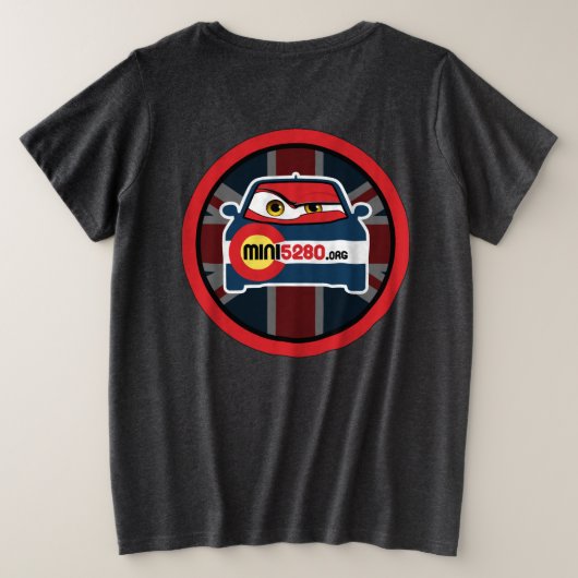 Mini5280 T-shirt Women's Plus Size (Design dos)