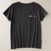 MINI5280 Women's Plus Size-T-shirt Grote Maat T-shirt (Design voorkant)