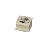 Mini 1 x 1 "Honey Label Rubber Stamp with Hive Rubberstempel (Stempel)