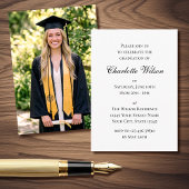 Mini 2026 Graduation Invitation Script Insert Card