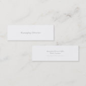 mini 3,0" x1.0, carte de visite mat UV de (Devant / Derrière)