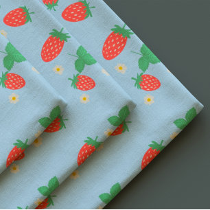 Mini Aardbeibloesem Stof