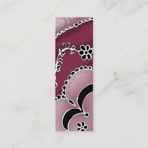 Mini Actrice Modèle de carte de visite maigre