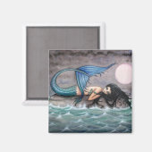 Mini aimant de sirène d'île (Recto/Verso)
