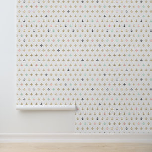 Mini Anchor Pattern Behang