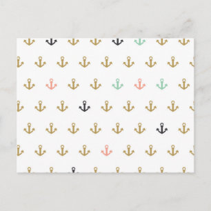 Mini Anchor Pattern Briefkaart