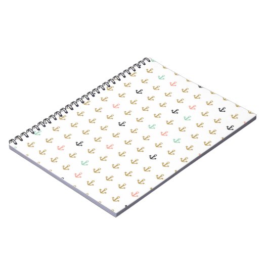 Mini Anchor Pattern Notitieboek (Linkerzijde)