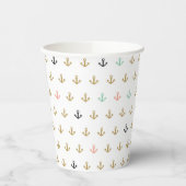 Mini Anchor Pattern Papieren Bekers (Links)