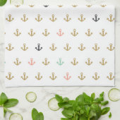 Mini Anchor Pattern Theedoek (Gevouwen)