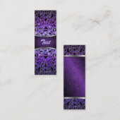 Mini Arrière - plan abstrait floral de carte de visite (Devant / Derrière)