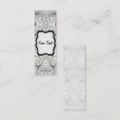 Mini Arrière - plan abstrait floral de carte de visite (Devant / Derrière)