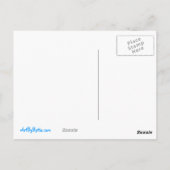 Mini Art Cat & Bird & Moon Briefkaart (Achterkant)