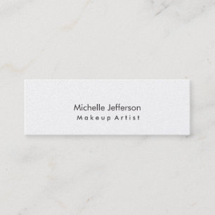Mini Artiste de maquillage perle Carte de visite modern