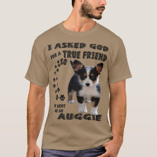 Mini Auggie Quote mam Pa Lover Print, Cute Aussie T-shirt