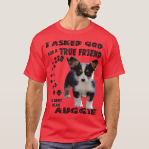 Mini Auggie Quote mam Pa Lover Print, Cute Aussie T-shirt