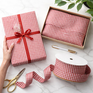 Mini Aurora Rood Gingham Rutpatroon Lint