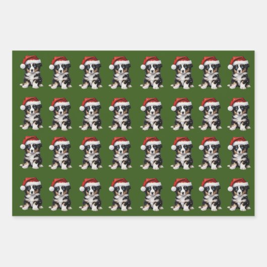 Mini Aussie 6 Vakantie Inpakpapier Vel (Voorkant)