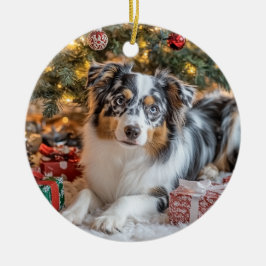 Mini Australian Shepherd Keramisch Ornament