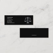 Mini AVOCAT - carte de visite (Devant / Derrière)