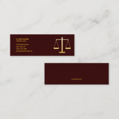 Mini AVOCAT - carte de visite (Devant / Derrière)