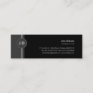 Mini Avocat de monogramme - carte de visite