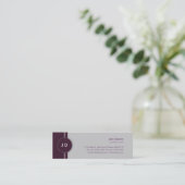 Mini Avocat de monogramme - carte de visite (Debout devant)
