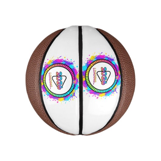 Mini Ballon De Basket 2026 Loading Progress Bar Sticker (Vertical)