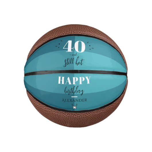 Mini Ballon De Basket 4O et toujours chaud (Devant)