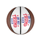 Mini Ballon De Basket À l'ère Trump (Vertical)