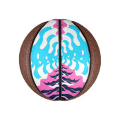 Mini Ballon De Basket Abstract Dream Wave – Vibrant Surreal Flow (Vertical)