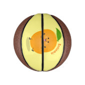 Mini Ballon De Basket Agréable agrumes d'orange (Vertical)