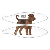 Mini Ballon De Basket Airedale terrier dog cartoon (Panneaux)