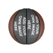 Mini Ballon De Basket Ajoutez votre couleur arrière - plan, votre image, (Vertical)