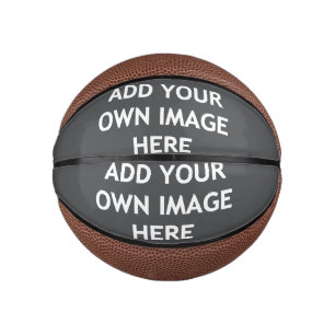 Mini Ballon De Basket Ajoutez votre couleur arrière - plan, votre image,