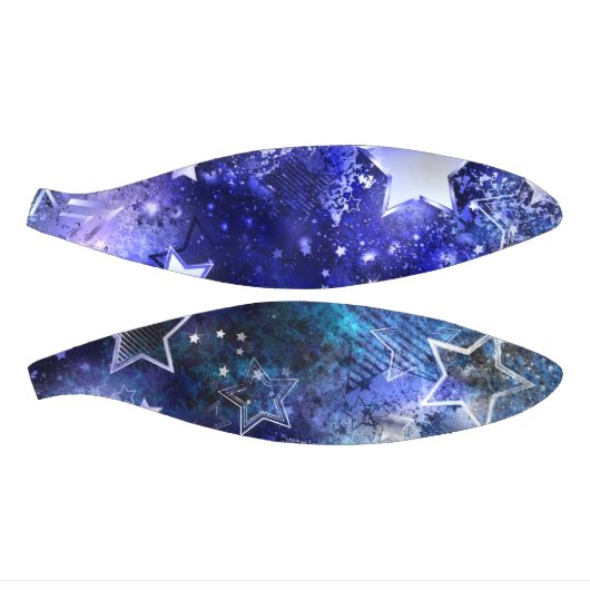 Mini Ballon De Basket Arrière - plan spatial avec étoiles (Panneaux)