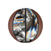 Mini Ballon De Basket Attaque arc-en-ciel (Vertical)