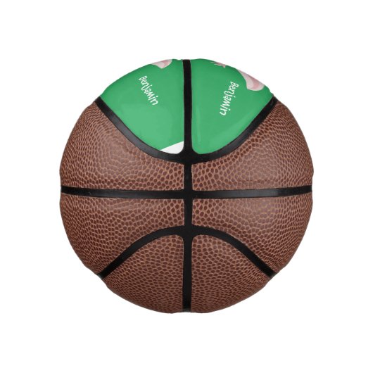 Mini Ballon De Basket axolotl rose pâle (Droite)