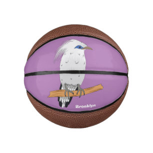 Mini Ballon De Basket Bali Myna tropical exotic bird 