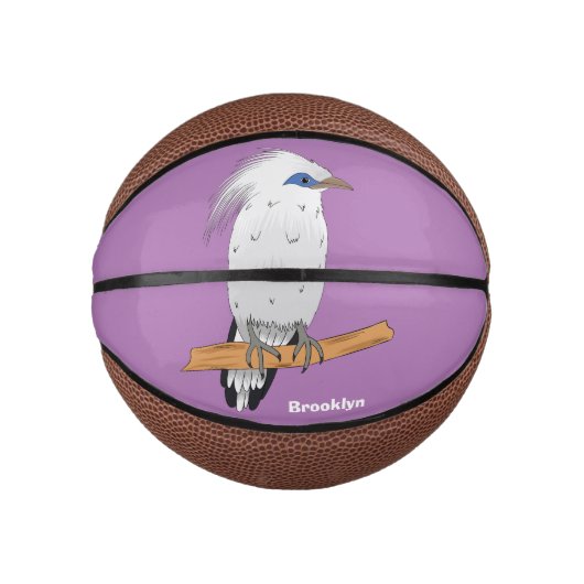 Mini Ballon De Basket Bali Myna tropical exotic bird  (Devant)
