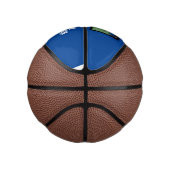 Mini Ballon De Basket Balle Basket Bleu Photo (Droite)