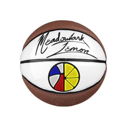 Mini Ballon De Basket Basket-ball Meadowlark Lemon (Devant)