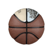 Mini Ballon De Basket Basketball - Branches et nom de l'arbre de pleurs (Droite)