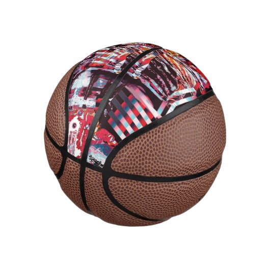 Mini Ballon De Basket Basketball – Fragmented Pulse (Incliné)