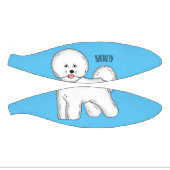 Mini Ballon De Basket Bichon frise dog dessin animé (Panneaux)